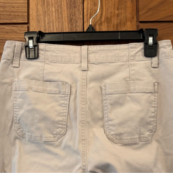 1822 EUC Cream Chino Ankle Straight Spring Transitional Pants - Sz 8 - Picture 6 of 7